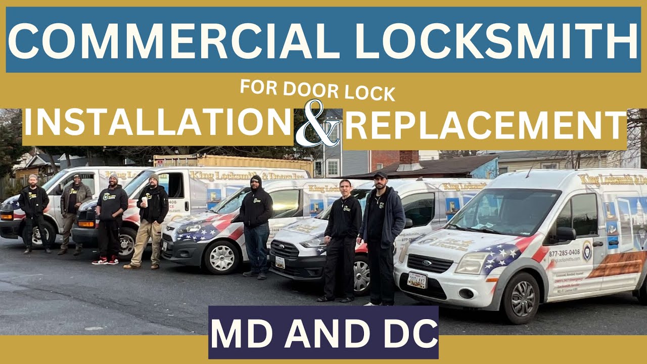 Commercial Locksmith for Door Lock Installation and Replacement