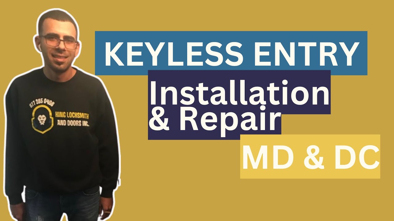 Commercial Locksmith for Keyless Entry Lock Installation and Repair - MD & DC