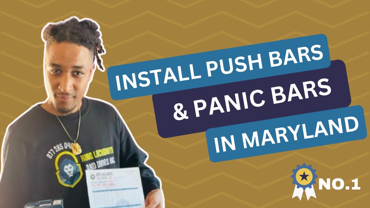 Install Push Bars and Panic Bars in Maryland and Washington DC