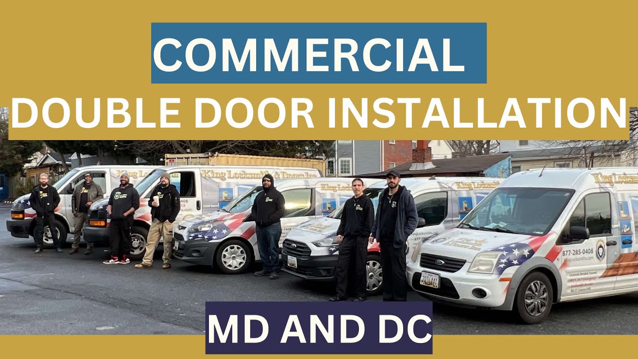 Commercial Double Door Installation in MD and DC