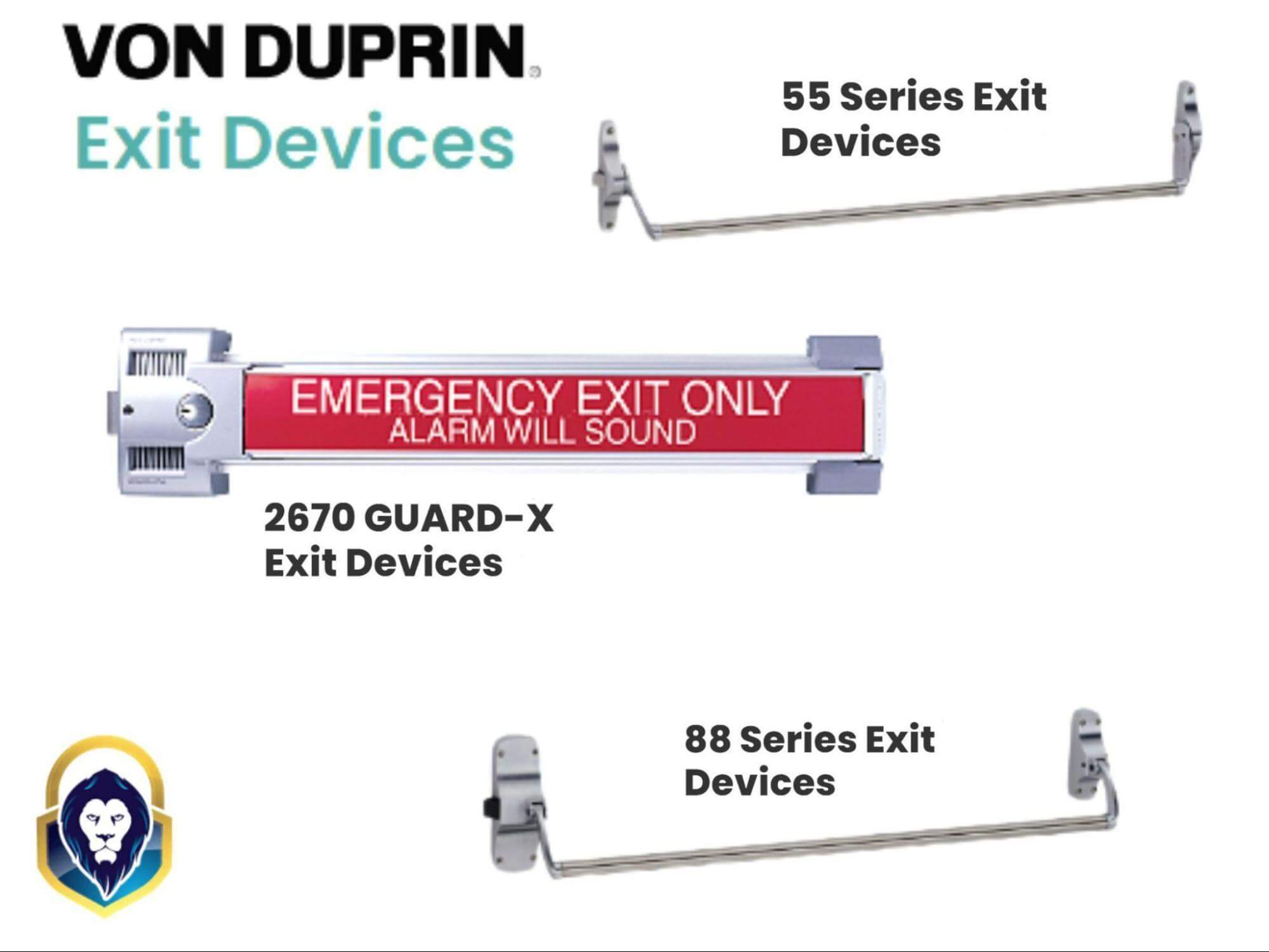 Von Duprin Exit Devices with King Locksmith and Doors Inc.