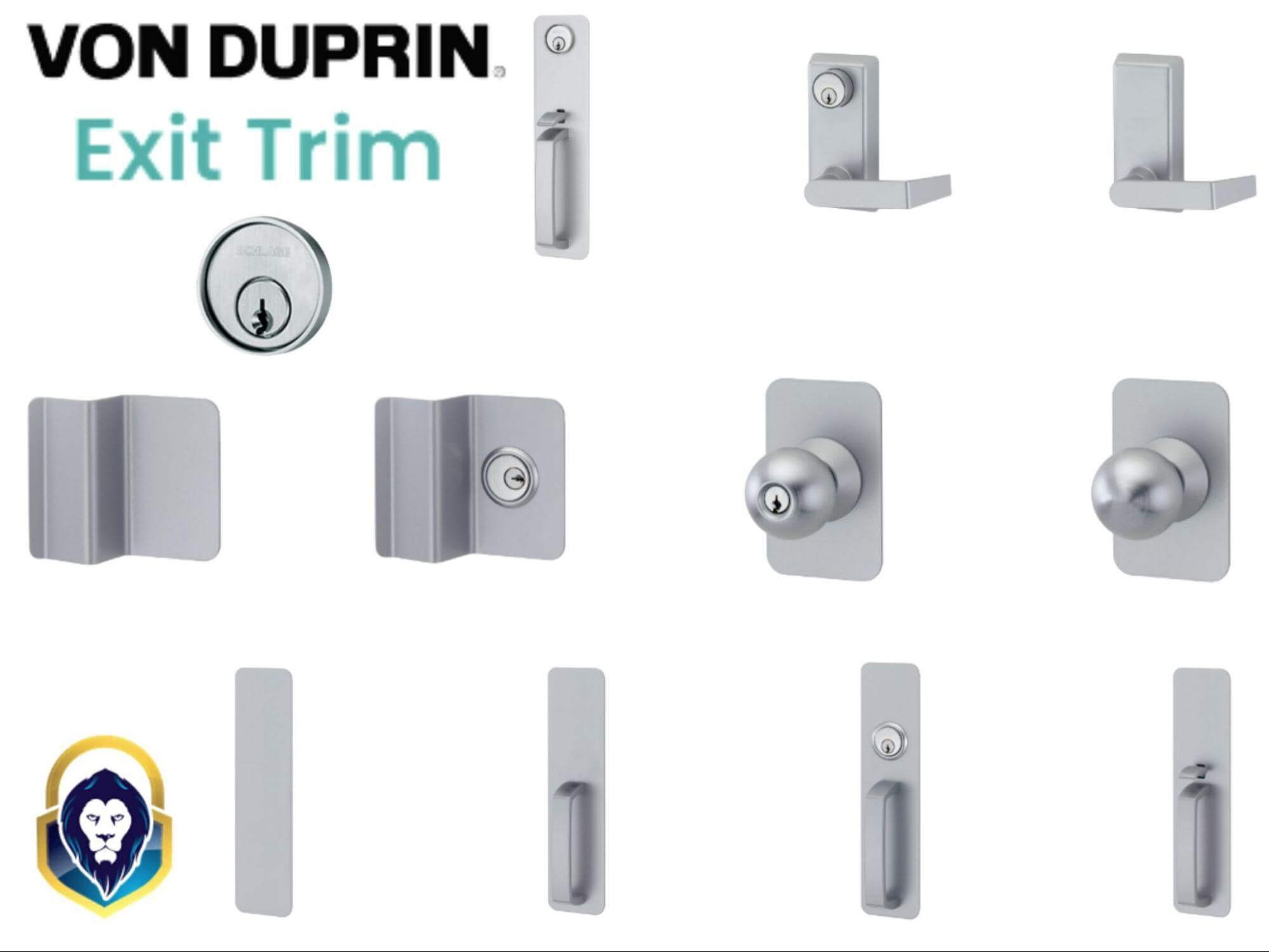 Von Duprin Exit Trim with King Locksmith and Doors Inc.