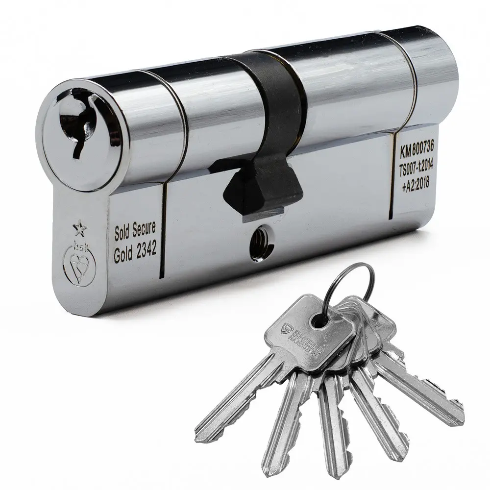 Euro cylinder with key