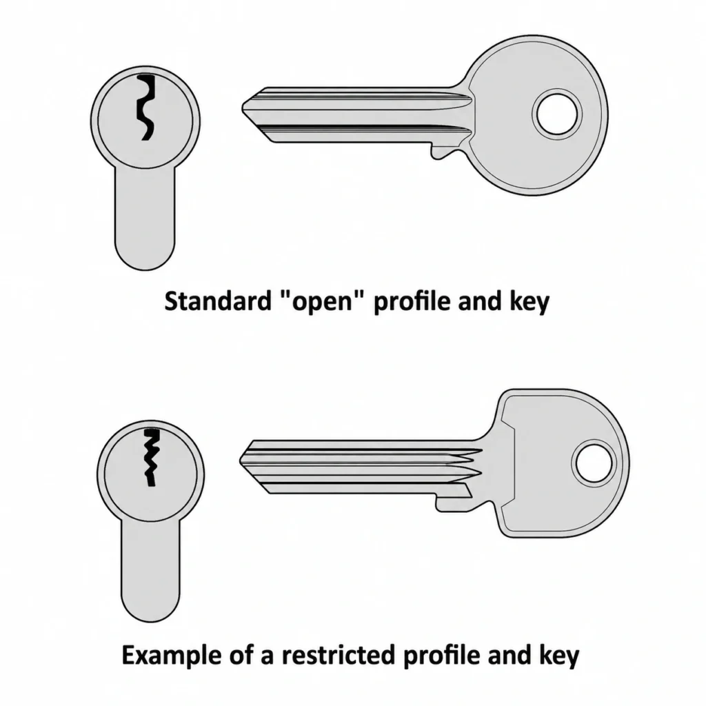 King Locksmith - Example of Restricted Profile Lock