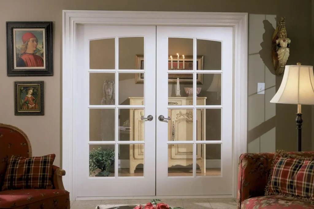 White Interior French Door