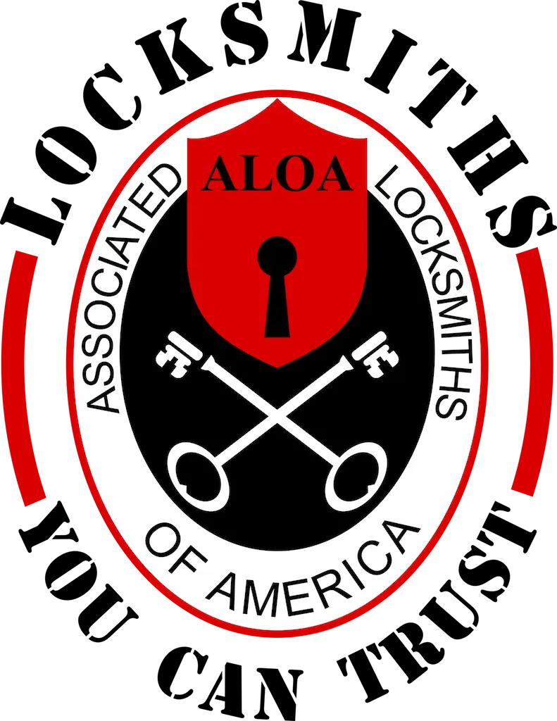 King Locksmith And Doors Inc. ALOA member seal, Associated Locksmiths of America, trusted locksmith and door services throughout the Maryland, Washington DC and Virginia region